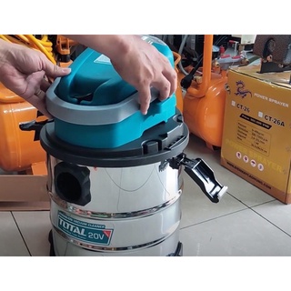 TOTAL Máy hút bụi 20L dùng pin  TVLI2005 <HÀNG CHÍNH HÃNG>