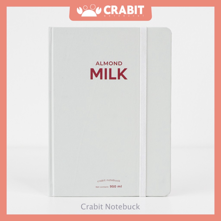 Sổ tay dotgrid Crabit - Almond Milk - DEAL HOT - Sổ tay Milky ghi chép, làm bullet journal - Almond Milk