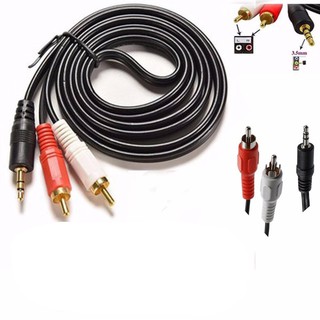 Combo 2 Cáp AV 3.5 Ra 2 Đầu Bông Sen 1.5M