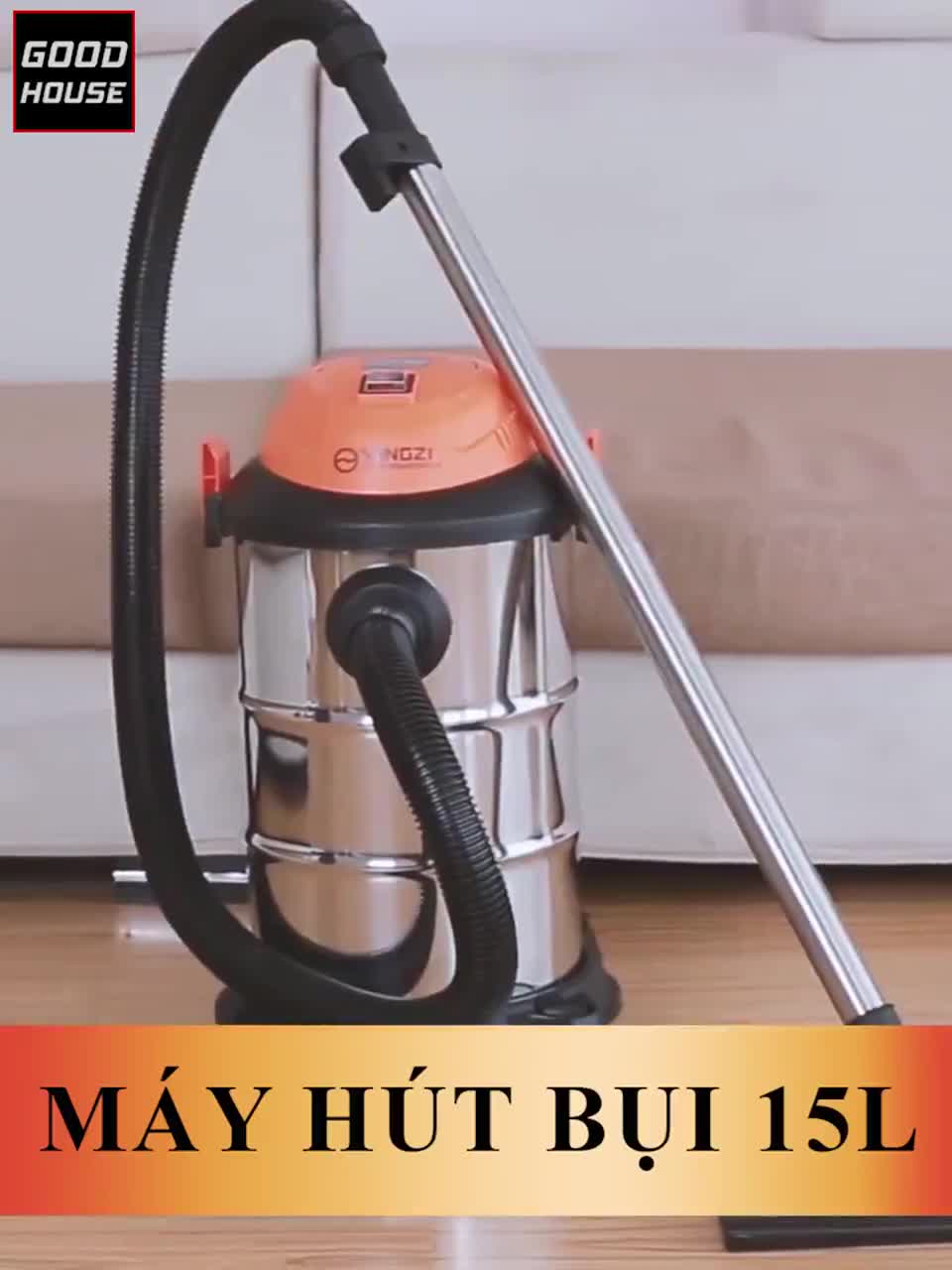 Máy hút bụi công nghiệp, máy hút bụi gia đình công suất lớn dung tích lớn, 3 chế độ hút khô hút ướt thổi Bảo hành 2 năm | BigBuy360 - bigbuy360.vn