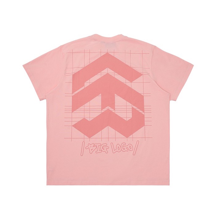 Áo thun 5THEWAY /public icon/ BIG LOGO SQUARE TEE in CRYSTAL ROSE
