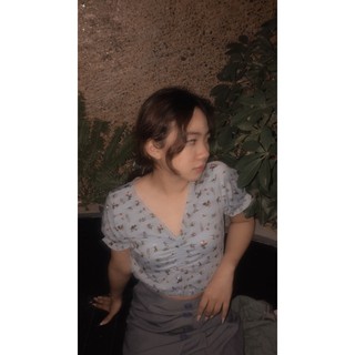 [ẢNH THẬT] Áo Croptop hoa nhí hot hit