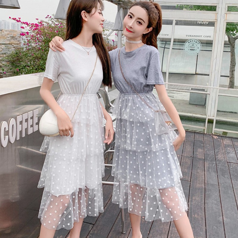 Đầm lưng cao tay ngắn thiết kế thanh lịch cho phái nữ