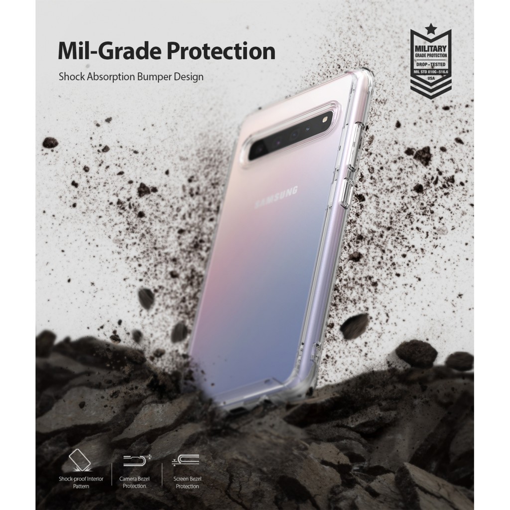 Ốp Lưng Samsung S10 5G - Ringke Fusion