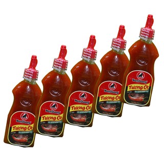 Tương Ớt Đặc Biệt CAY Nam Dương (Con Mèo Đen) Combo 5 chai x 250g