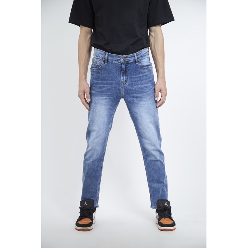 [⚡Mua 2 SP tặng quà⚡] Quần Bò Nam xanh jean VNXK Cao Cấp ống đứng co giãn | BigBuy360 - bigbuy360.vn