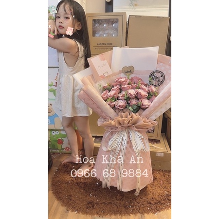 Hoa sáp 7 lớp siêu cao cấp, KT: cao 80cm, rộng 50cm. Bền vĩnh cửu. Mẫu thiết kế Khả An