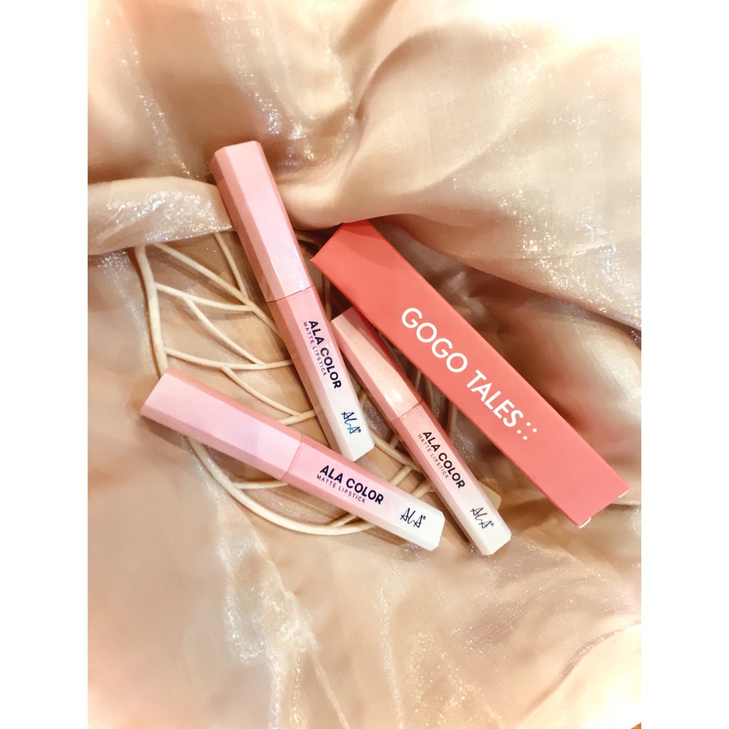 Son kem lì Ala Gogo Tales  Hồng sữa nội địa siêu cưng lâu trôi sỉ Kang | BigBuy360 - bigbuy360.vn