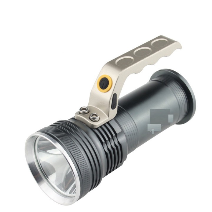 Bộ đèn pin led cầm tay siêu sáng bằng hợp kim nhôm siêu sáng kèm 2 pin và của sạc rời