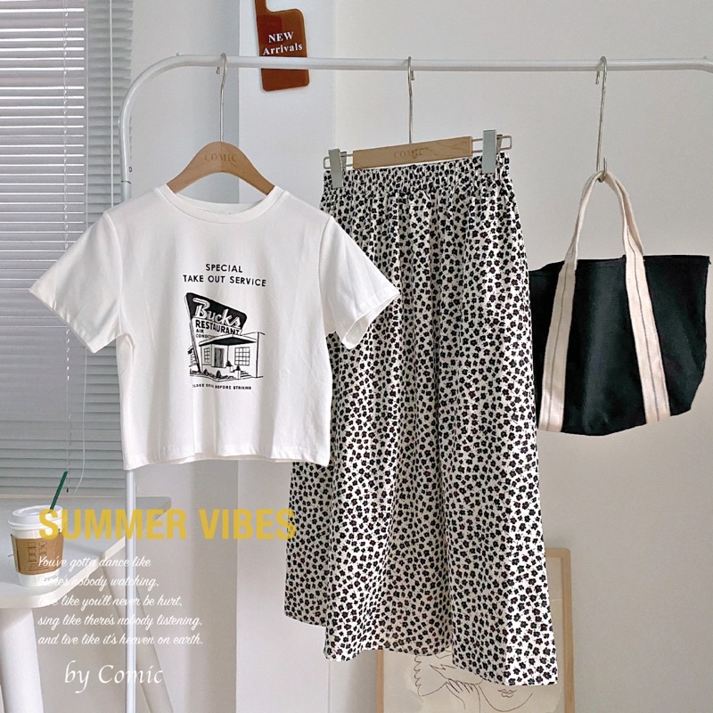 [Mã SKAMCLU7 giảm 10% tối đa 50K đơn 0Đ] Chân váy hoa - Áo thun giấy Comic | BigBuy360 - bigbuy360.vn