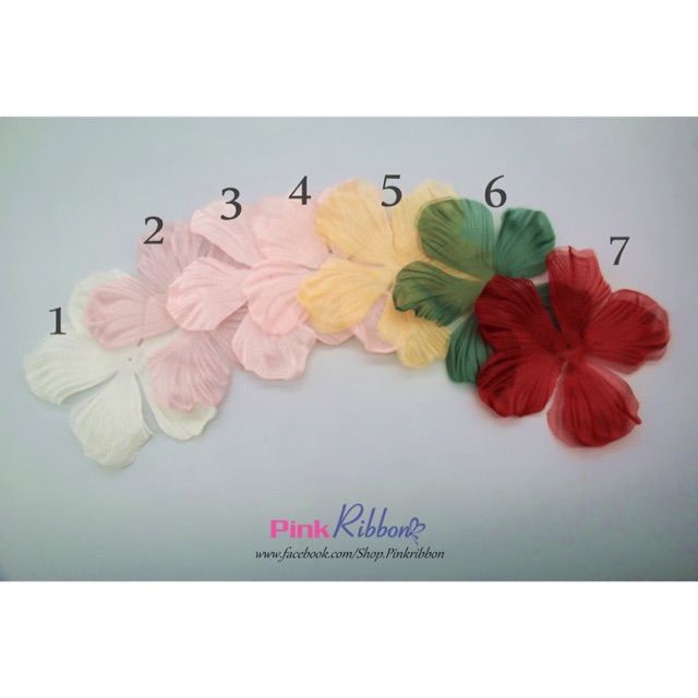 Cánh hoa voan ép định hình cỡ đại 13cm