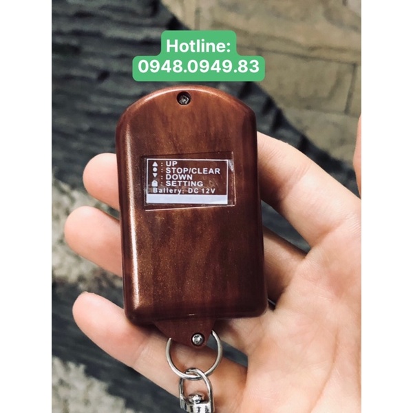 # Điều Khiển Cửa Cuốn Mã Gạt Tần số 315 mHz, mã gạt 8 số