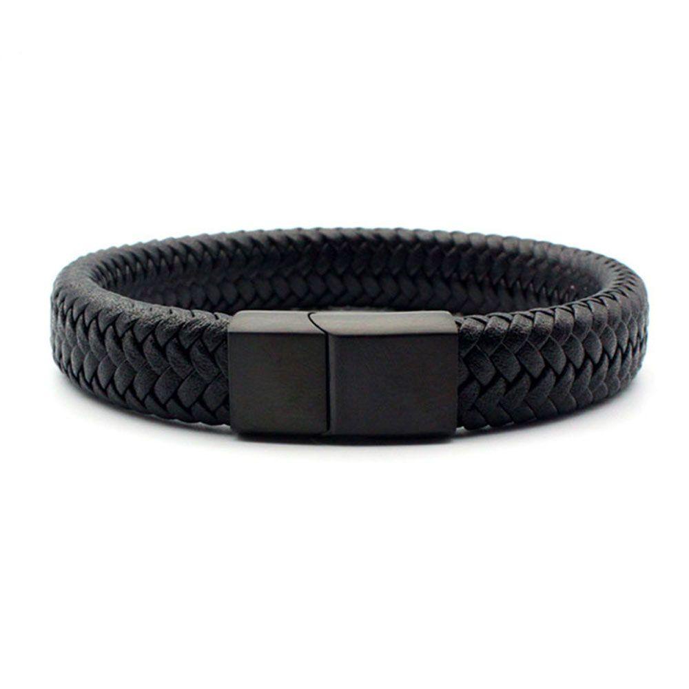 Vòng Tay Da Nhiều Lớp 20.5Cm Phong Cách Retro