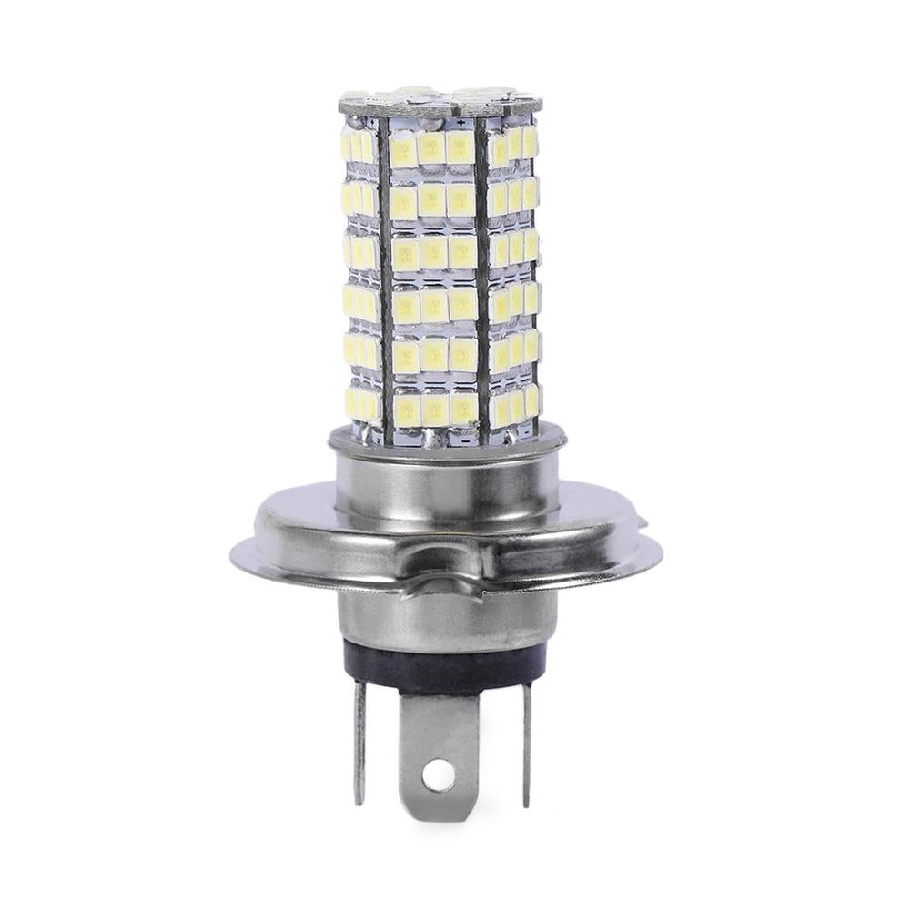 2 đèn LED H4 120 bóng SMD 3528 DC 12V siêu sáng dành cho đèn xe oto