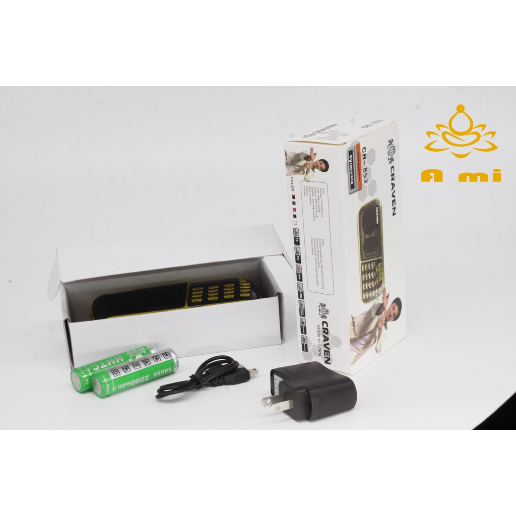 Combo 10 đài craven cr853 3 pin chất lượng