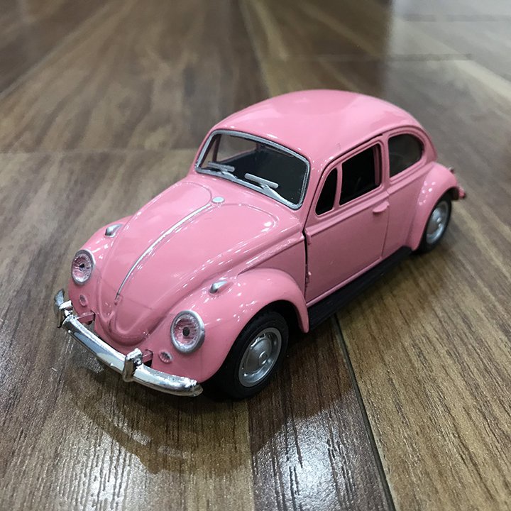 Mô Hình Xe Ô Tô Volkswagen Beetle Cổ Điển. Tỉ lệ 1:36 bằng hợp kim. Có bánh đà