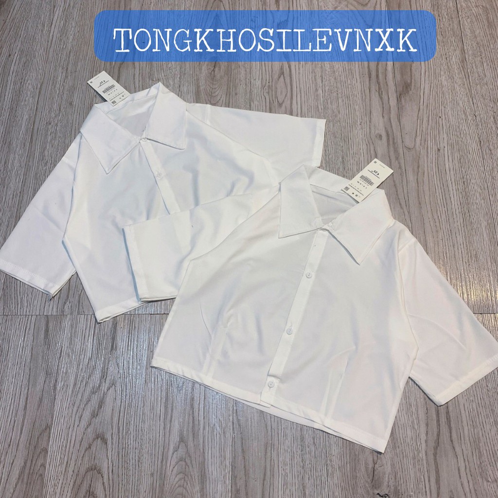 ÁO SƠ MI CROPTOP TAY NGẮN KẺ SỌC CARO THỜI TRANG CHO NỮ - CROPTOP CARO KẺ TÍM ĐEN ĐỎ HỒNG VÀNG XANH