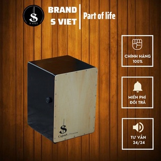 Trống cajon giá rẻ có núm chỉnh snare mã CRUS-01 chính hãng S Việt