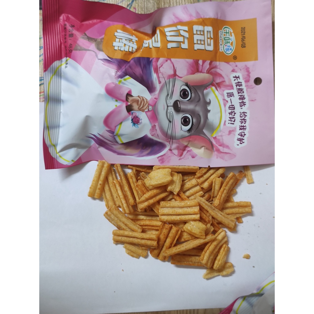 [Siêu Hót] Combo 5 gói Snack ăn vặt Con mèo Gói nhỏ siêu dễ thương