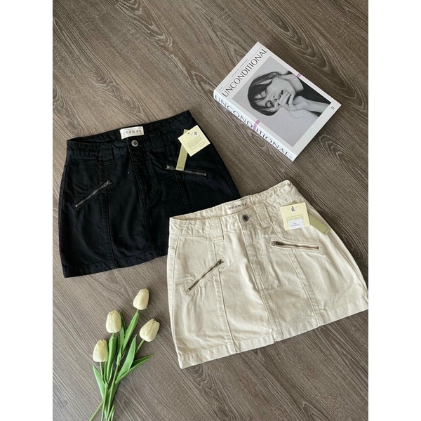 Chân váy túi khoá kéo