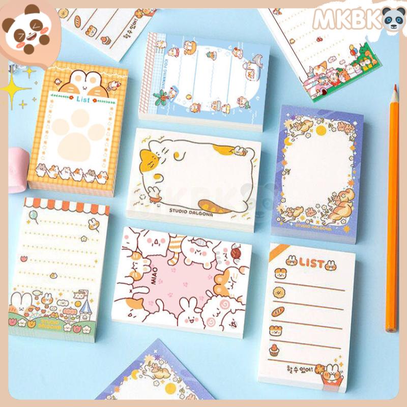 Giấy Note Ghi Chú Sticky Note 4 Màu Pastel BAOKE Nhiều Kich Thước - 100 ...