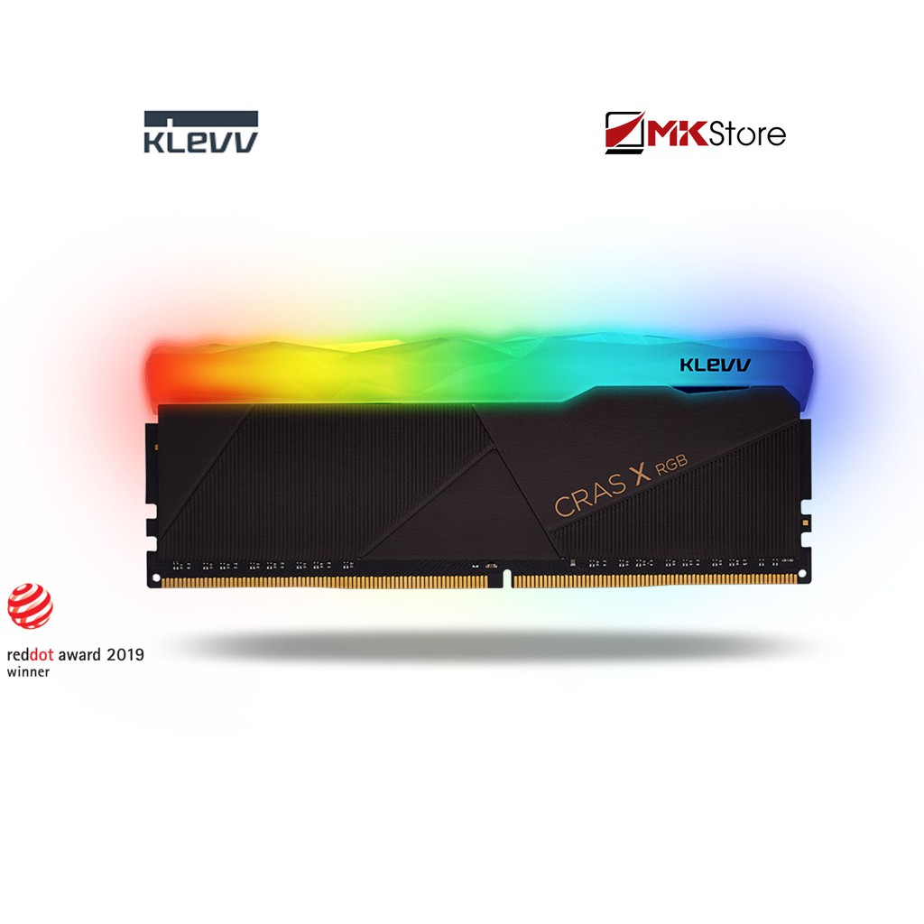 Bộ nhớ trong RAM DDR4 Klevv CRAS X RGB Bus 3200 C16