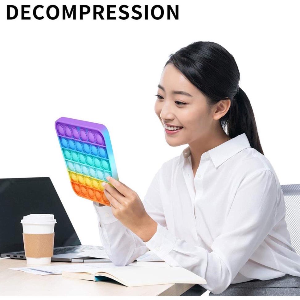 Đồ Chơi Bóp Tay Xả Stress Nhiều Màu Sắc Độc Đáo 2021- Pop It Fidget Toys 2021 - có sẵn kkbgx