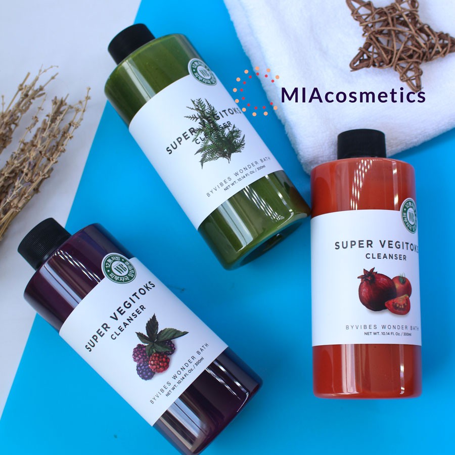 [CHÍNH HÃNG] Sữa rửa mặt thải độc rau củ SUPER VEGITOKS CLEANSER GREEN (MÀU XANH) | BigBuy360 - bigbuy360.vn