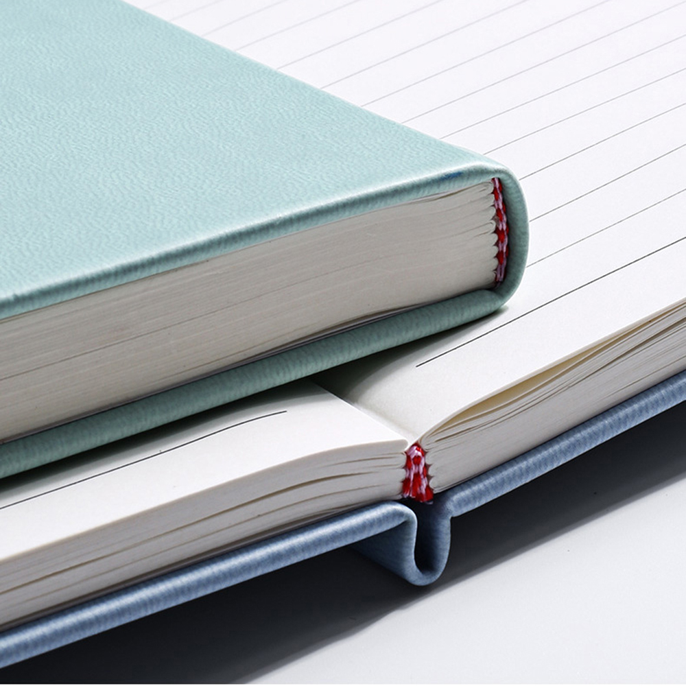 Sổ Tay Bìa Da Màu Trơn 128 Trang Có Khóa Nam Châm