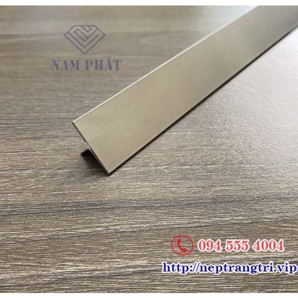 NẸP MẪU 10CM - NẸP INOX 304 CHỮ T TRANG TRÍ NỘI THẤT, NEP INOX CHỈ T TRANG TRÍ ĐẸP