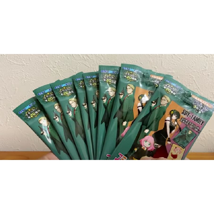 Pack Thẻ Bài Sticker Spy x Family Chính Hãng Chưa Bóc mới 100% - Ensky