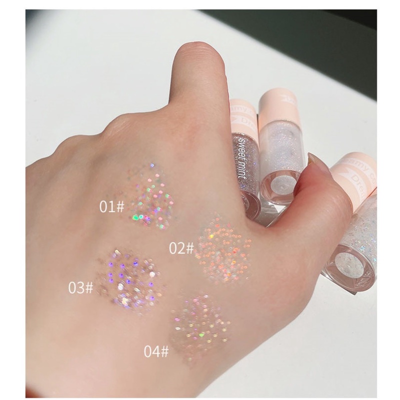 Phấn Mắt Dạng Lỏng Có Nhũ Ánh Kim Thời Trang