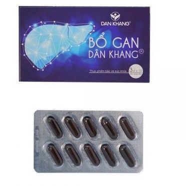 Bổ Gan Dân Khang – Viên uống hỗ trợ điều trị viêm gan (Hộp 30 viên)