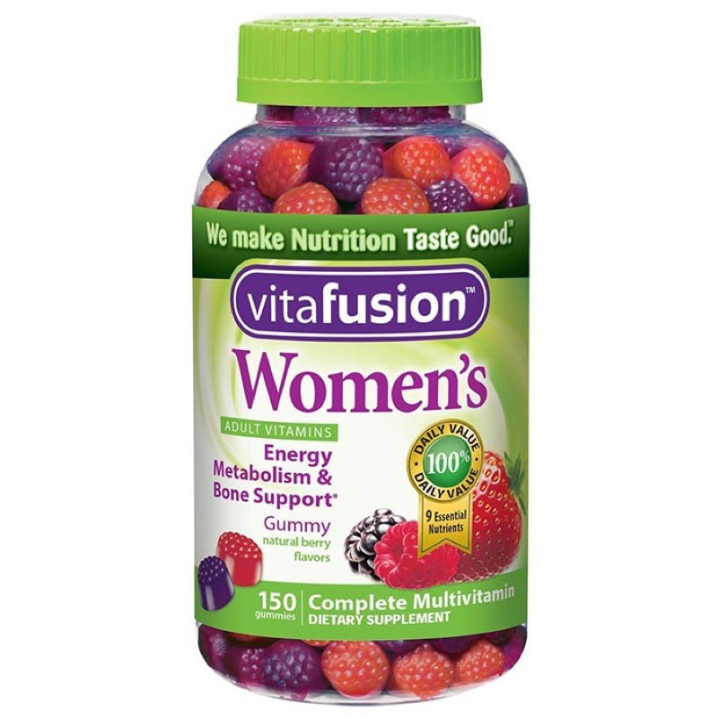 KẸO DẺO VITAMIN CHO NỮ VITAFUSION WOMEN’S GUMMY HỘP 220 VIÊN CỦA MỸ