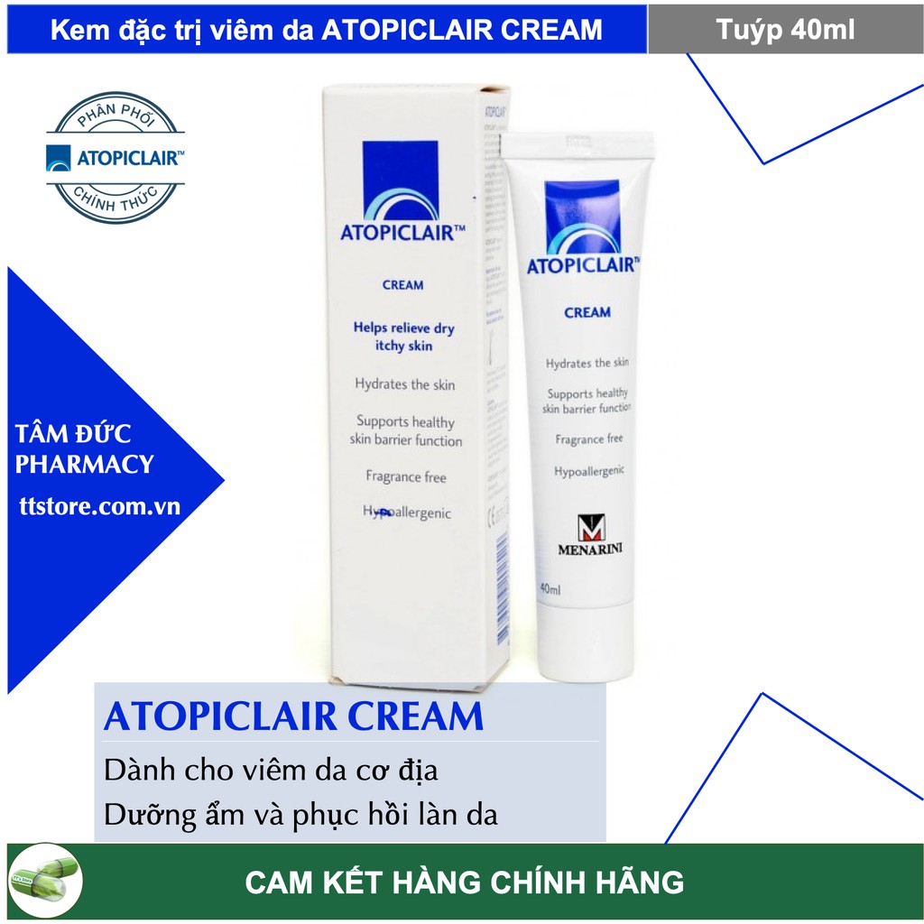 ATOPICLAIR CREAM [Tuýp 40ml] - Kem dưỡng ẩm daa