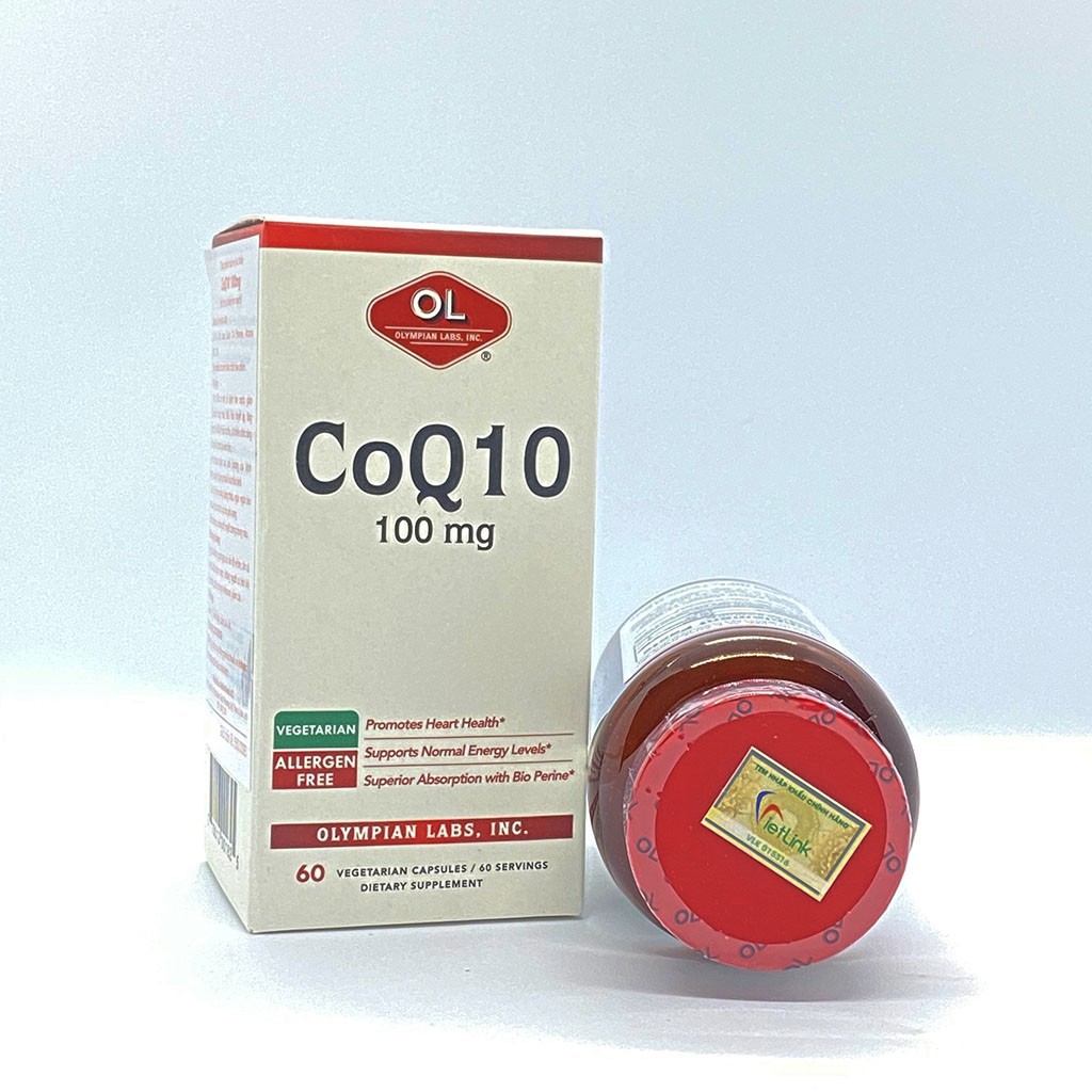 Olympian Labs CoQ10 100mg hộp 60 viên - Viên uống chăm sóc sức khỏe tim mạch