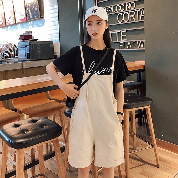 Quần yếm dây mỏng có hai túi hai bên - BKZ200319 | BigBuy360 - bigbuy360.vn