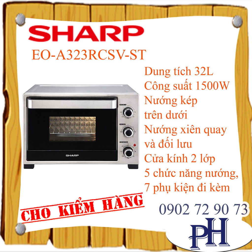 LÒ NƯỚNG ĐIỆN EO-A323RCSV-ST