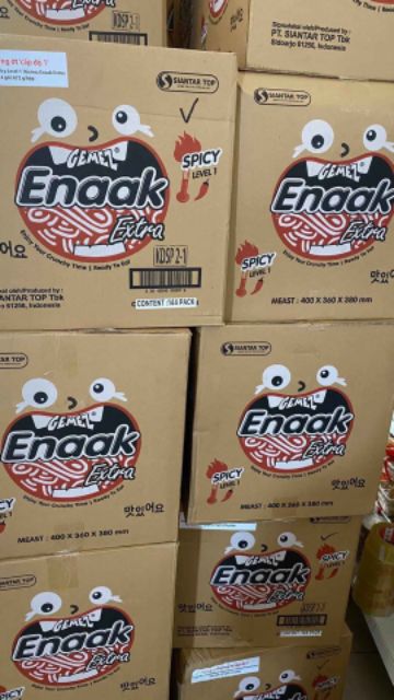 Thùng Mì Snack Enaak 24 gói