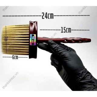 Chổi phủi barber cán gỗ