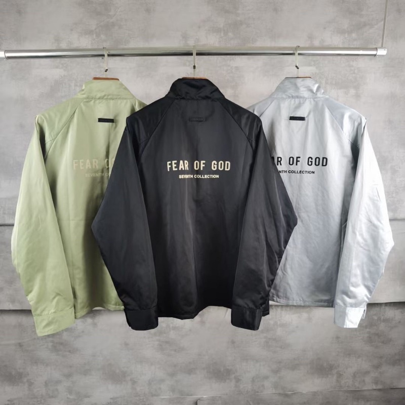 ⚡️⚡️ Áo khoác FEAR OF GOD nylon 7TH /  FEAR OF GOD logo-print lightweight jacket- Áo khoác FOG 7TH
