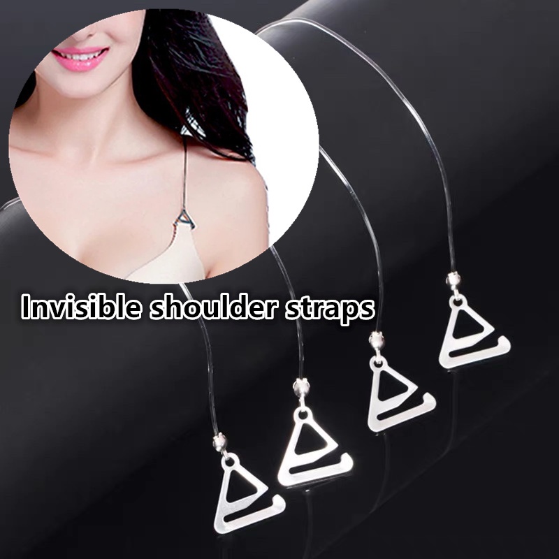 1 Cặp Dây Áo Ngực Trong Suốt Chống Trượt