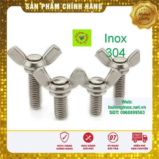 [HÀNG SẮN] Bulong tai hồng inox, bulong tai chuồn inox, inox 304, ốc tai hồng inox