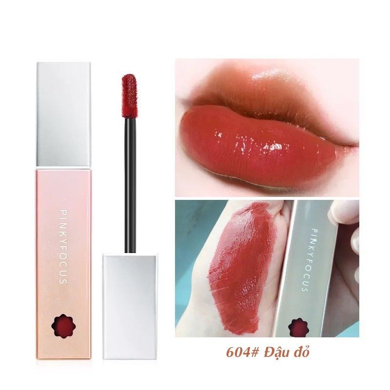 🍑 Son tint lì PinkyFocus hương đào - màu siêu xinh 🍑 Hàng có sẵn 🚛 FREESHIP