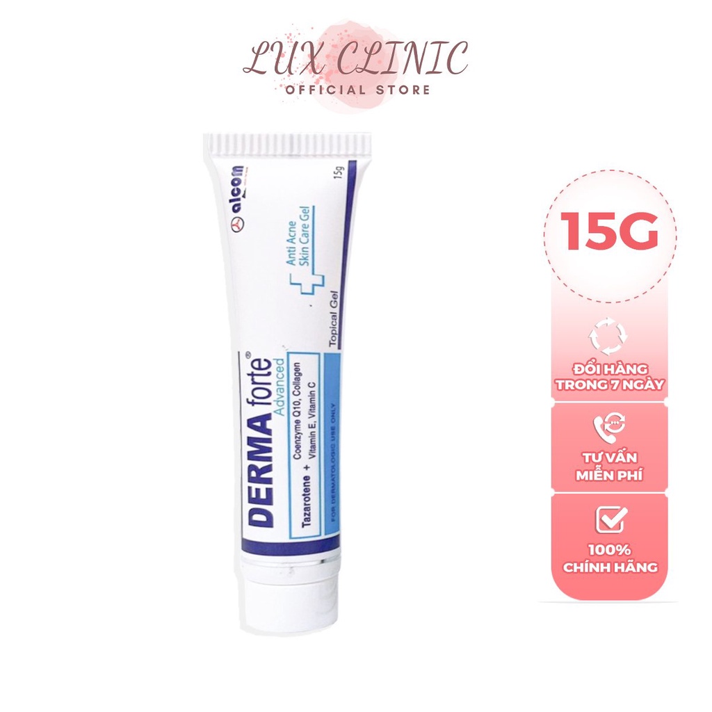 Kem ngừa mụn Gamma Derma Forte Acid Azelaic mờ thâm cho da nhạy cảm 15g