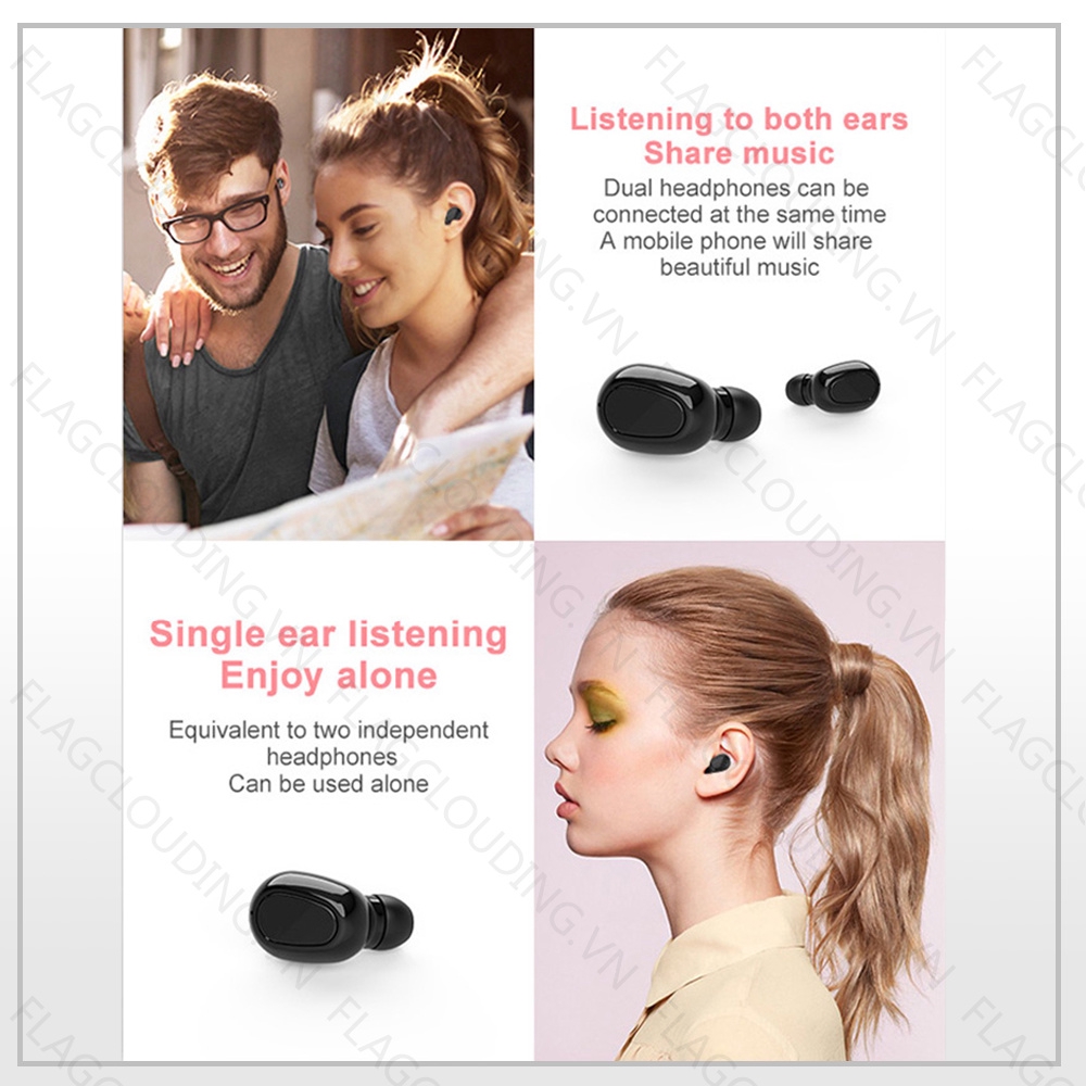 Tai Nghe Bluetooth Không Dây L21 5.0 Tws Cho Huawei Xiaomi Iphone Samsung | BigBuy360 - bigbuy360.vn