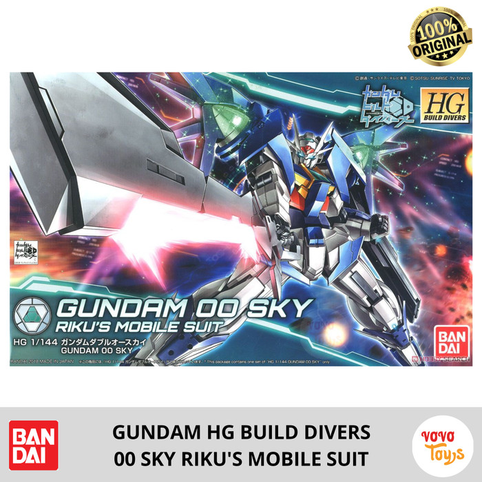 Mô Hình Lắp Ráp Bandai Hgbd Gundam 1 / 144 Oo 00 Sky Riku Mobile Suit Build Divers