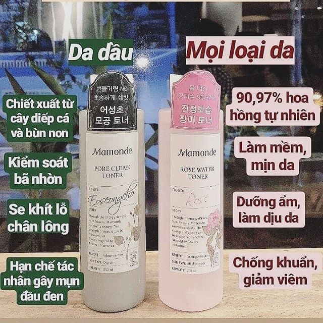 Nước cân bằng Mamonde Toner FULLSIZE 250ML