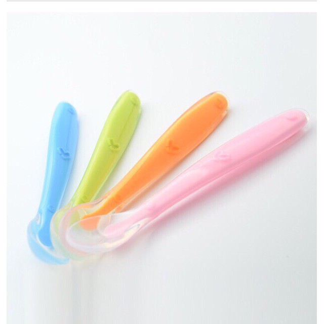 Muỗng Thìa Lớn Ăn Dặm Silicon To Cho Bé