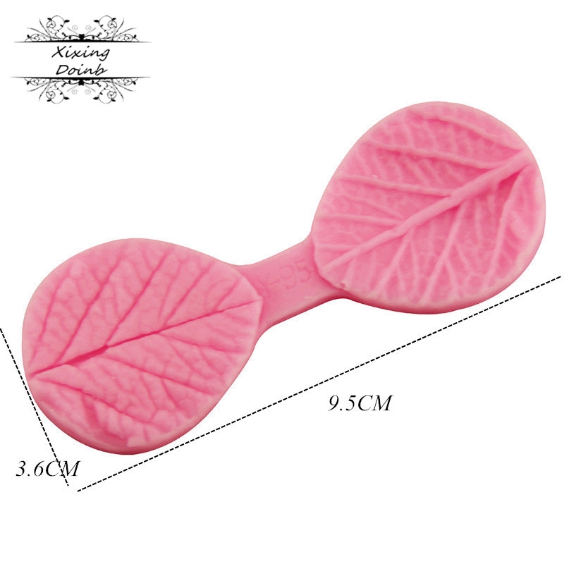Khuôn Silicone Làm Bánh Tạo Hình Chiếc Lá Độc Đáo Tiện Dụng